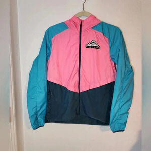 NIKE Rare Trail Running Jacket Women's  Small Pink and Blue